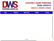Tablet Screenshot of davewillsave.ca